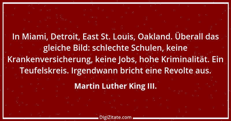 Zitat von Martin Luther King III. 5