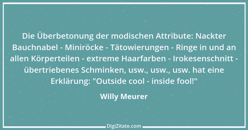 Zitat von Willy Meurer 150