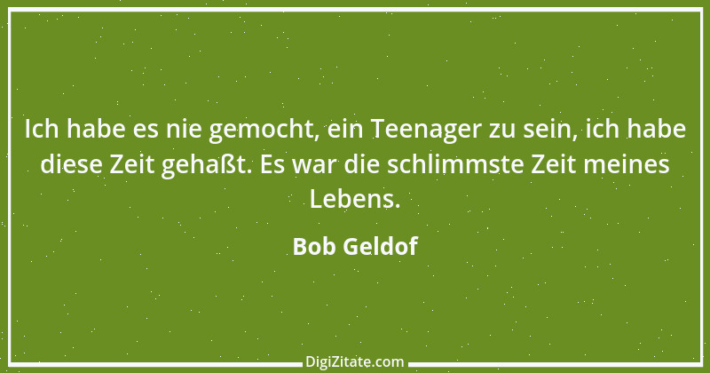 Zitat von Bob Geldof 5