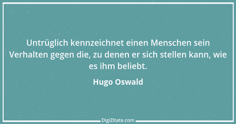 Zitat von Hugo Oswald 5