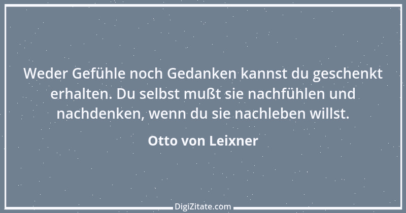 Zitat von Otto von Leixner 149