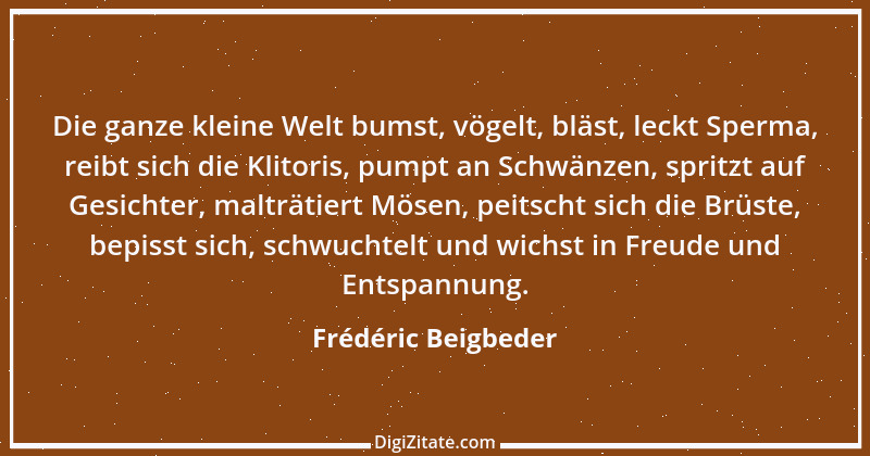 Zitat von Frédéric Beigbeder 4