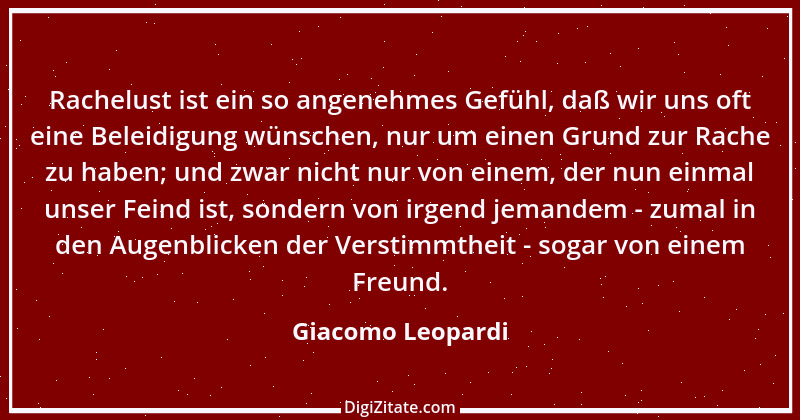 Zitat von Giacomo Leopardi 12