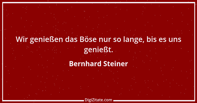 Zitat von Bernhard Steiner 46