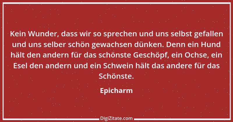 Zitat von Epicharm 1