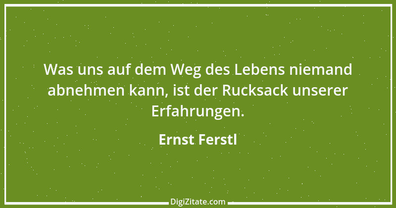 Zitat von Ernst Ferstl 1293