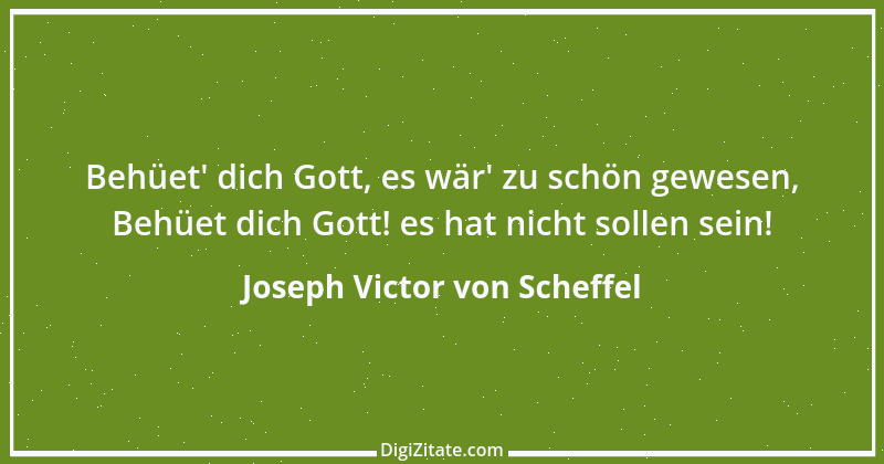 Zitat von Joseph Victor von Scheffel 46