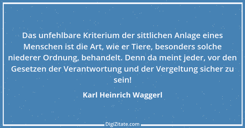 Zitat von Karl Heinrich Waggerl 70