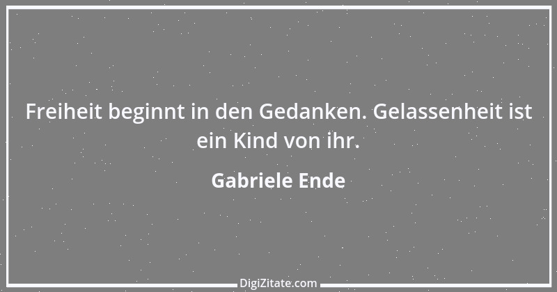 Zitat von Gabriele Ende 25