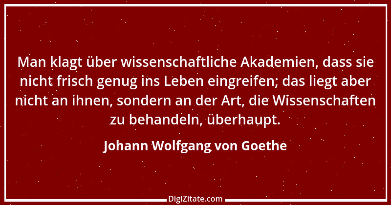 Zitat von Johann Wolfgang von Goethe 3853