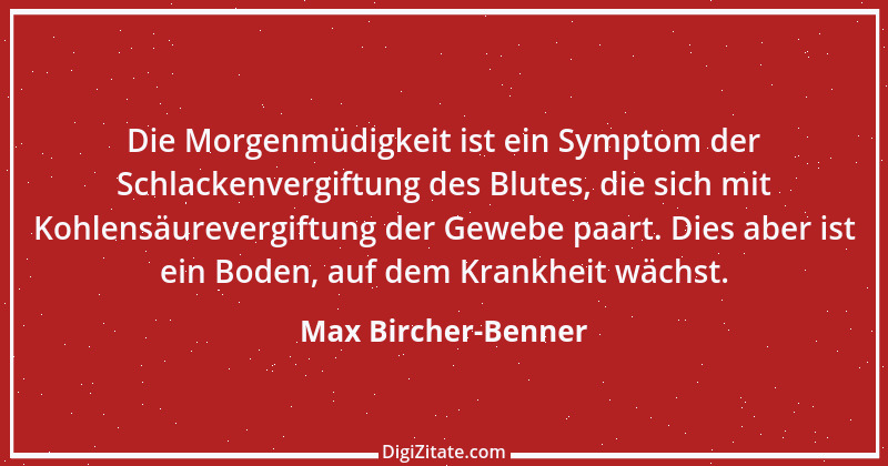 Zitat von Max Bircher-Benner 3