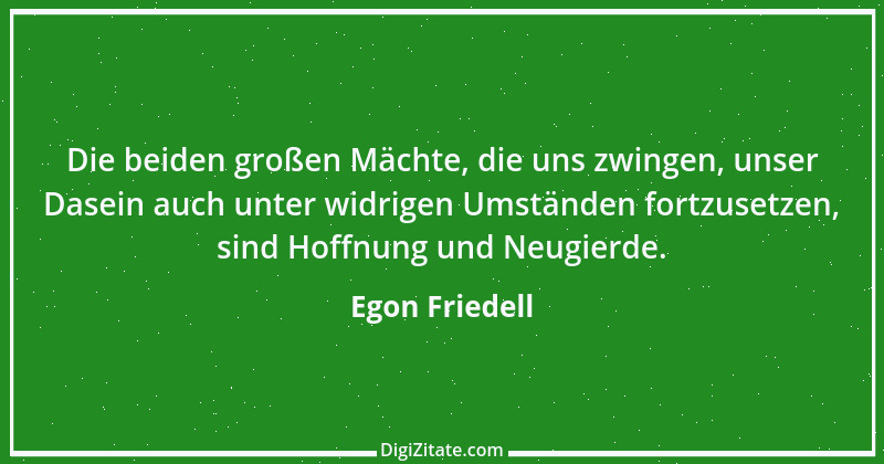 Zitat von Egon Friedell 3