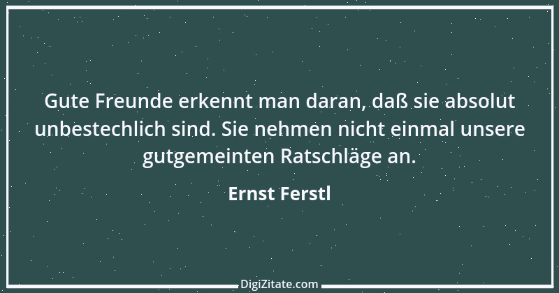 Zitat von Ernst Ferstl 295