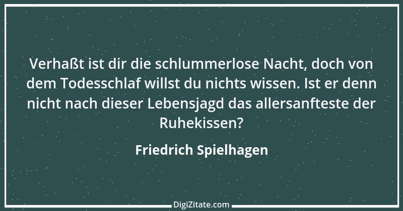 Zitat von Friedrich Spielhagen 16