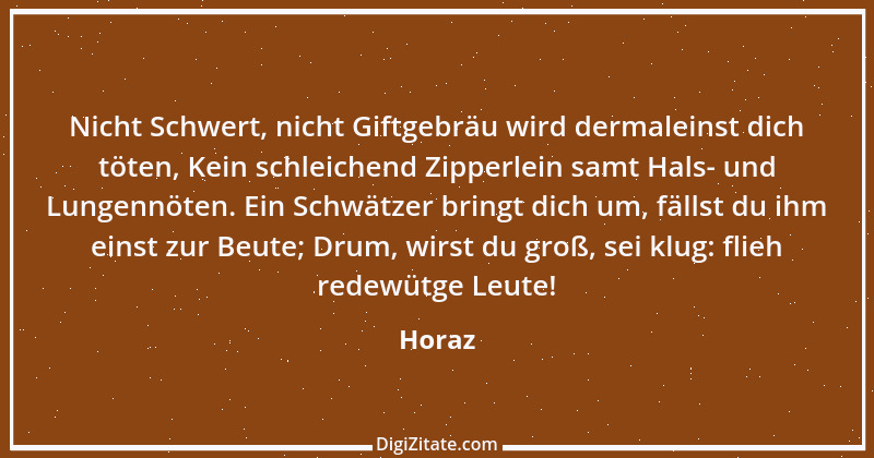 Zitat von Horaz 260