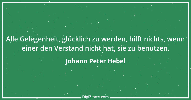 Zitat von Johann Peter Hebel 65