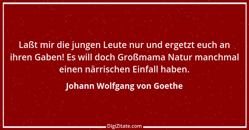 Zitat von Johann Wolfgang von Goethe 2854