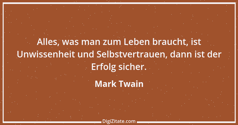 Zitat von Mark Twain 261