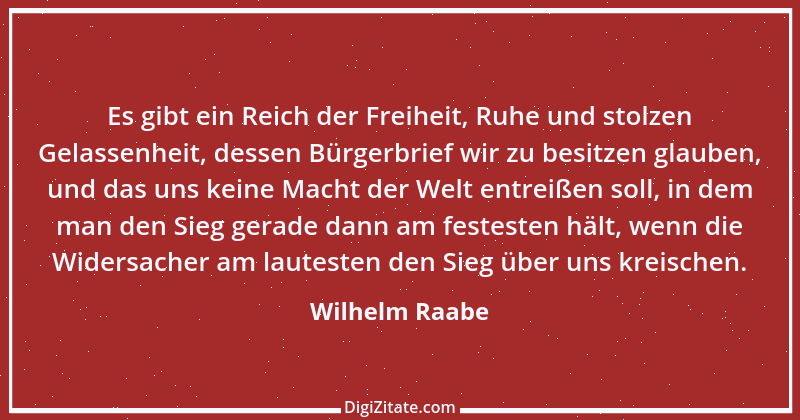 Zitat von Wilhelm Raabe 333