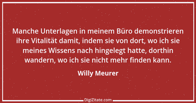 Zitat von Willy Meurer 1155