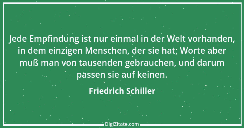 Zitat von Friedrich Schiller 372