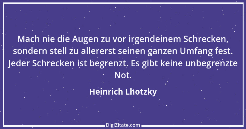 Zitat von Heinrich Lhotzky 20