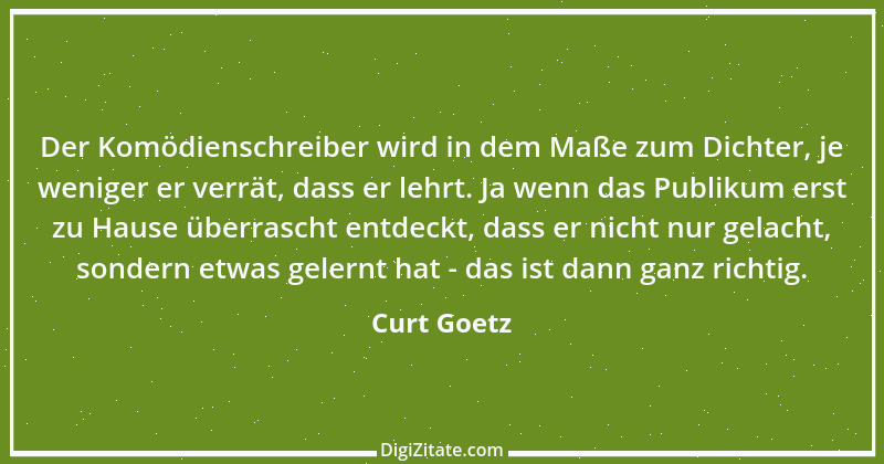 Zitat von Curt Goetz 71