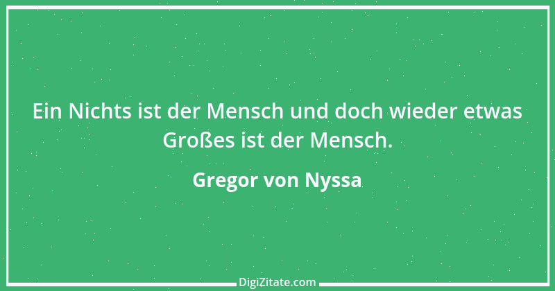 Zitat von Gregor von Nyssa 1