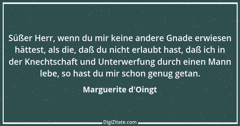 Zitat von Marguerite d'Oingt 1