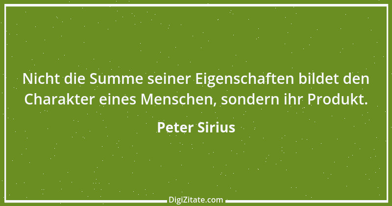 Zitat von Peter Sirius 139