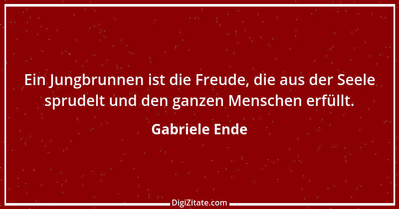 Zitat von Gabriele Ende 28