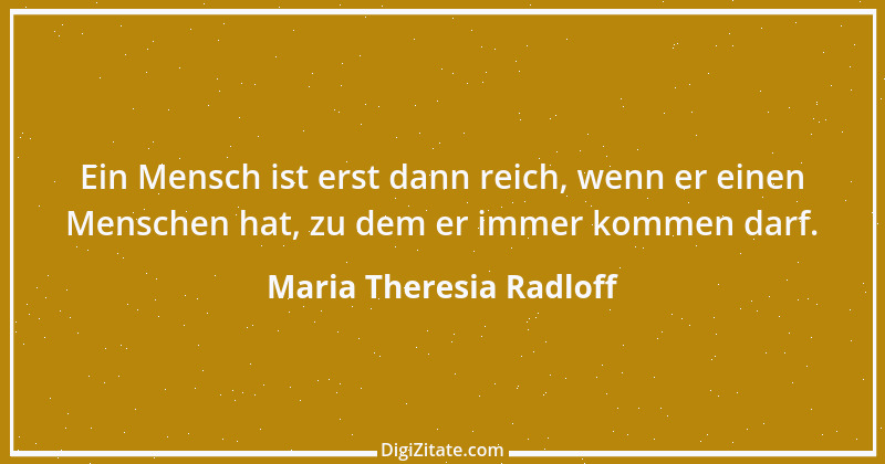 Zitat von Maria Theresia Radloff 26