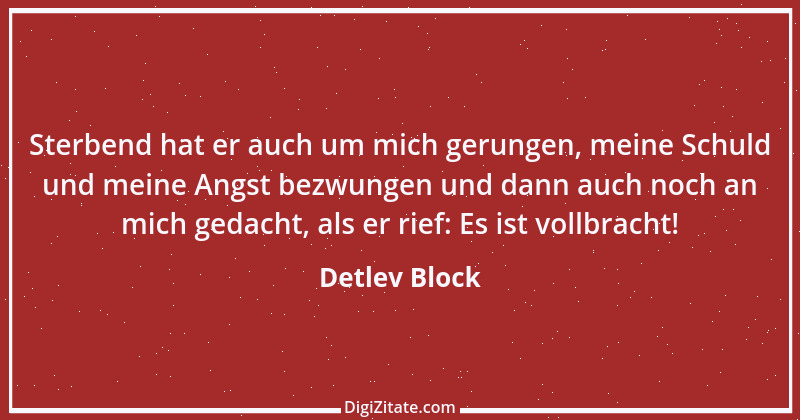 Zitat von Detlev Block 1