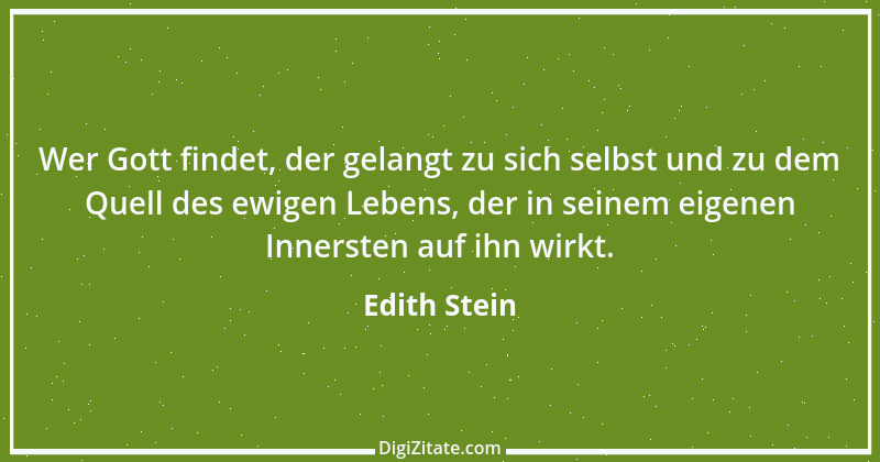 Zitat von Edith Stein 20