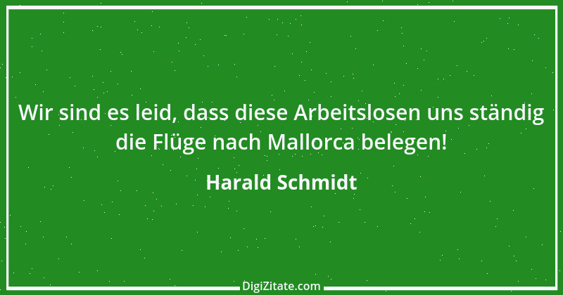 Zitat von Harald Schmidt 175