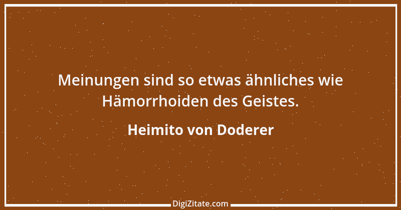 Zitat von Heimito von Doderer 26