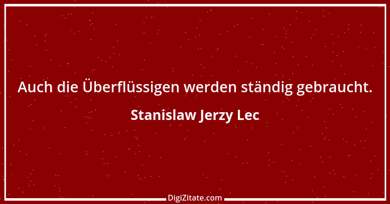 Zitat von Stanislaw Jerzy Lec 190