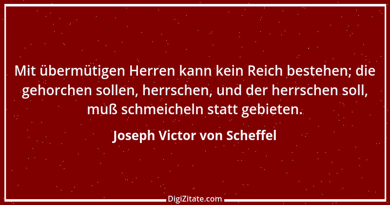 Zitat von Joseph Victor von Scheffel 52