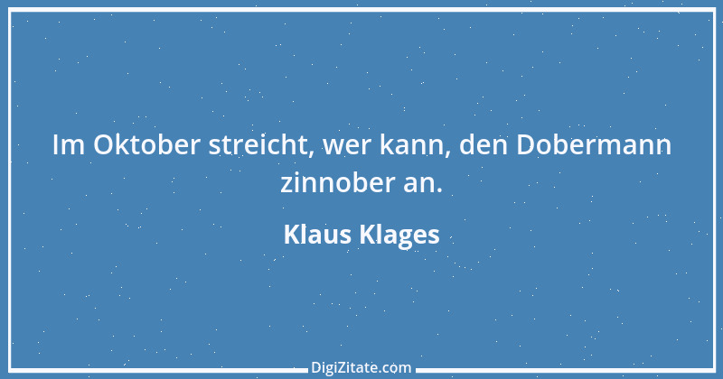 Zitat von Klaus Klages 110