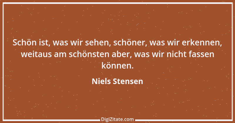 Zitat von Niels Stensen 1