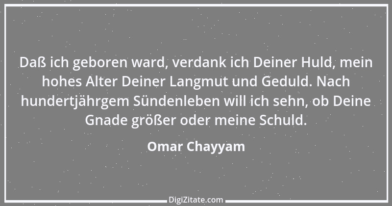 Zitat von Omar Chayyam 1