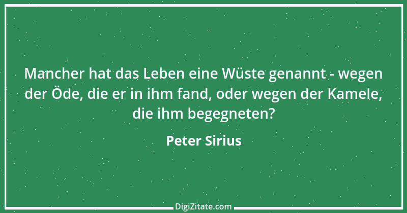 Zitat von Peter Sirius 258