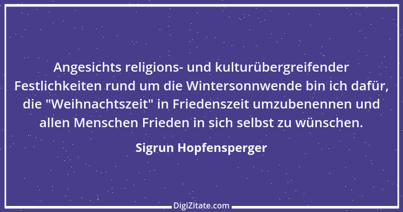 Zitat von Sigrun Hopfensperger 26