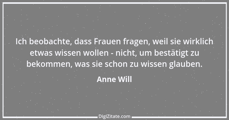 Zitat von Anne Will 1