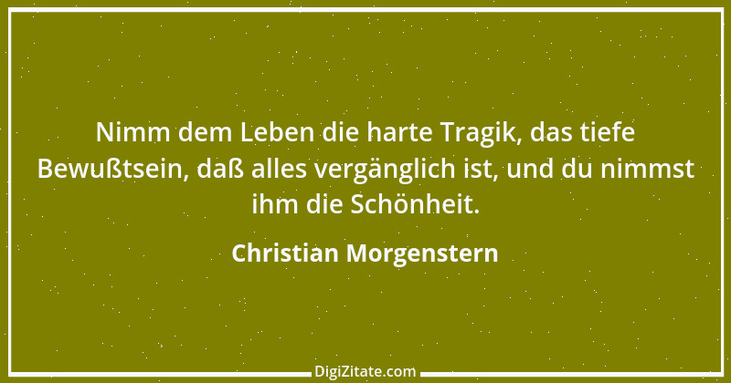 Zitat von Christian Morgenstern 382