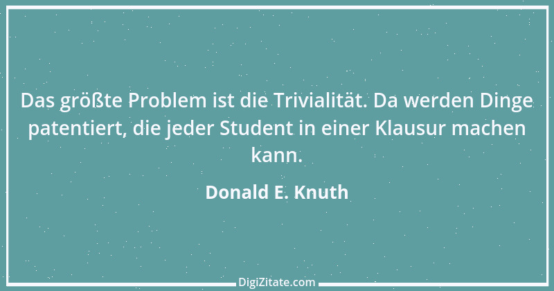 Zitat von Donald E. Knuth 1