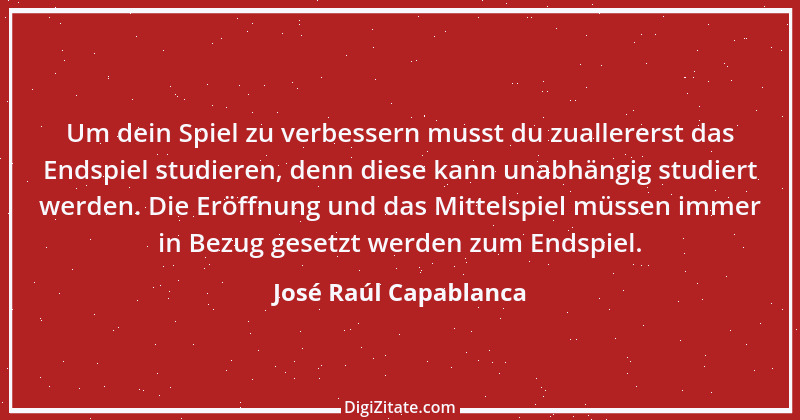 Zitat von José Raúl Capablanca 1