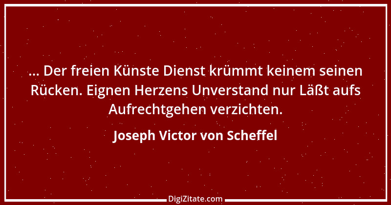 Zitat von Joseph Victor von Scheffel 53