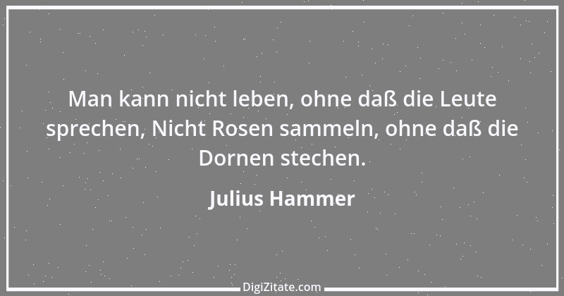 Zitat von Julius Hammer 6