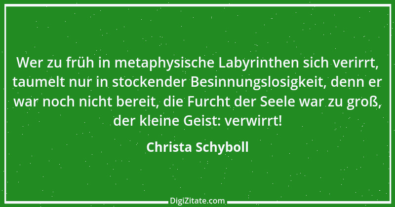 Zitat von Christa Schyboll 110